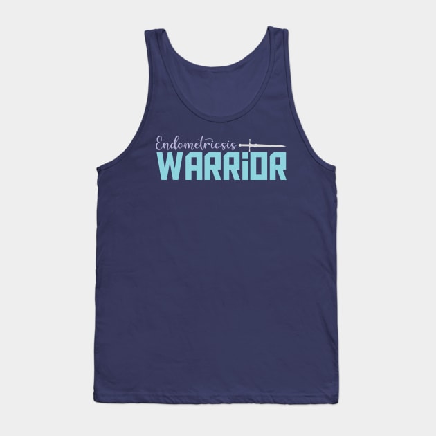 Endometriosis Warrior Tank Top by Pixel Paragon